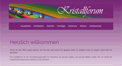 Desktop Screenshot of kristallforum.info